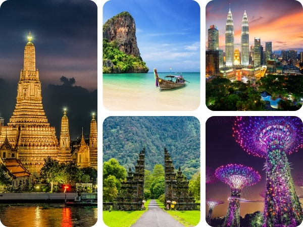 19 Nights Southeast Asia trip for 5 destinations