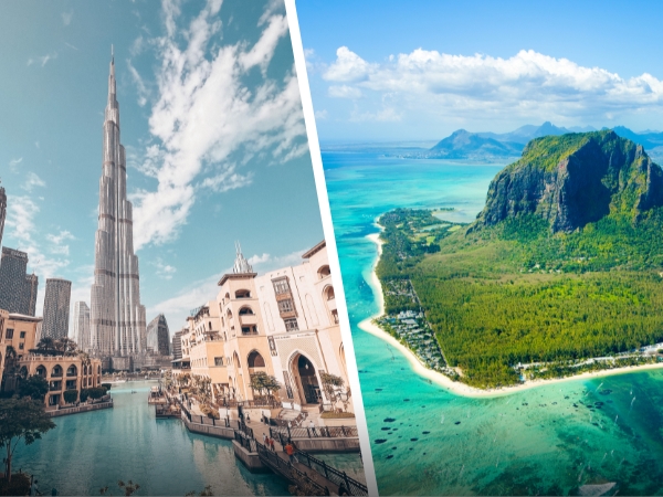 DUBAI and MAURITIUS Holidays- Bed And Breakfast