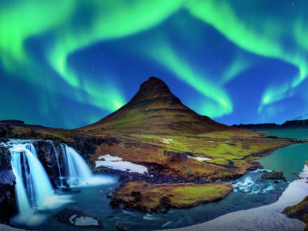 Iceland with Northern Lights