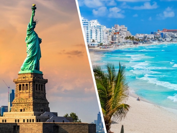 Stunning 10 nights In New York And Cancun